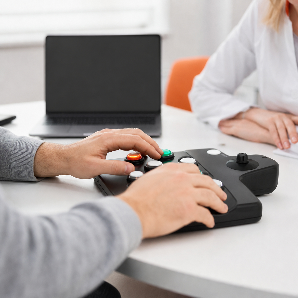 Test reakcji i koordynacji podczas badania psychotechnicznego